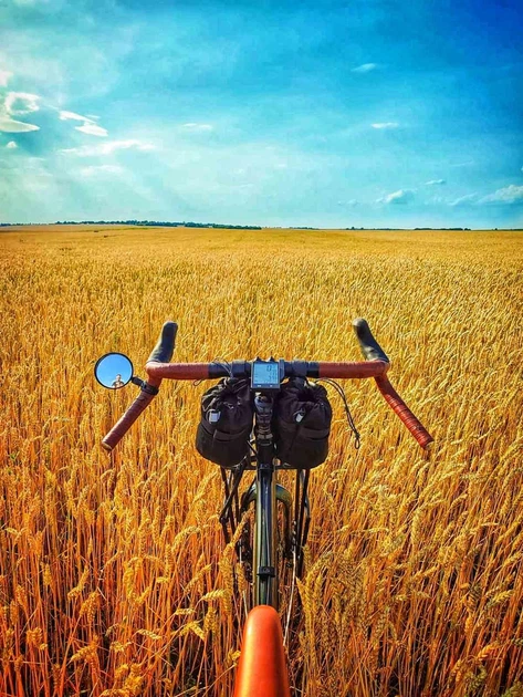 Велосумка на кермо Lesenok Feeder bag bikepacking gear чорний колір (L-FRBB) - зображення 4