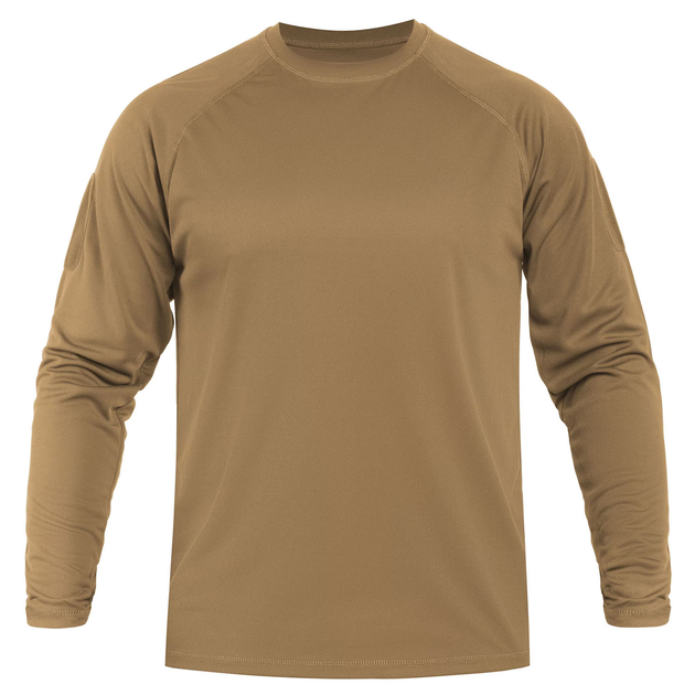 Футболка з довгим рукавом швидковисихаюча Sturm Mil-Tec TACTICAL LONG SLEEVE SHIRT QUICKDRY DARK COYOTE 3XL (11082019) - зображення 1