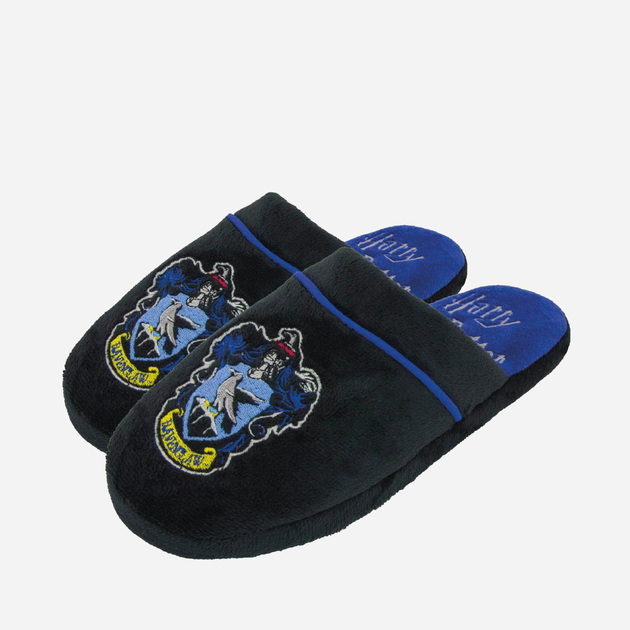 Жіночі домашні капці із закритим носком Distrineo Harry Potter - Ravenclaw Slippers S/M (36-40) Чорний/Синій (4895205600799) - зображення 1