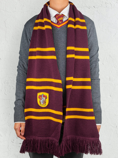 Шарф Distrineo Harry Potter - Gryffindor Scarf Пурпуровий/Золотистий (3760166567157) - зображення 2