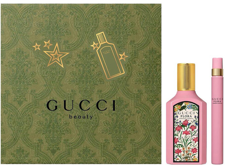 Zestaw damski Gucci Flora Gorgeous Gardenia Woda perfumowana 50 ml + Miniaturka Woda perfumowana 10 ml (3616304956928) - obraz 1