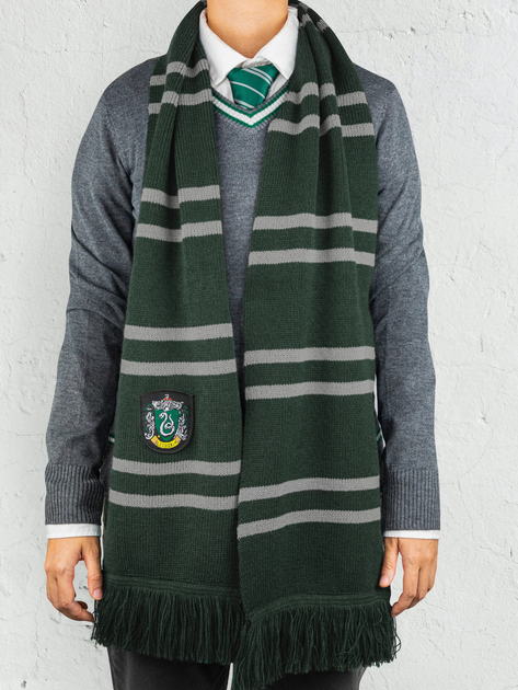 Шарф Distrineo Harry Potter: Slytherin Scarf Зелений (3760166560585) - зображення 2