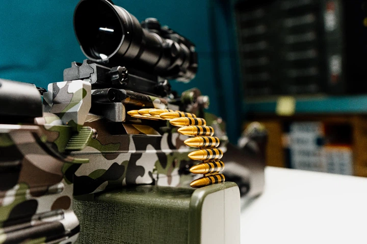 Дитячий іграшковий кулемет на орбізах Орбіган M249 Мілітарі