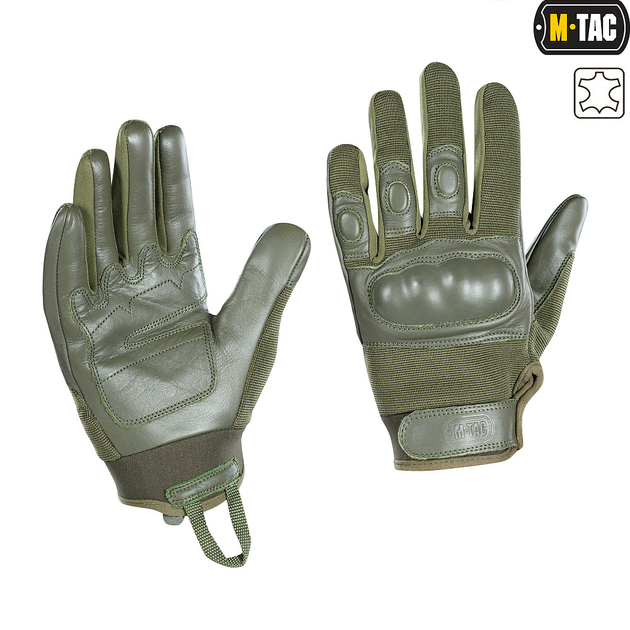 Рукавички M-Tac Assault Tactical Mk.4 Olive XL - зображення 1