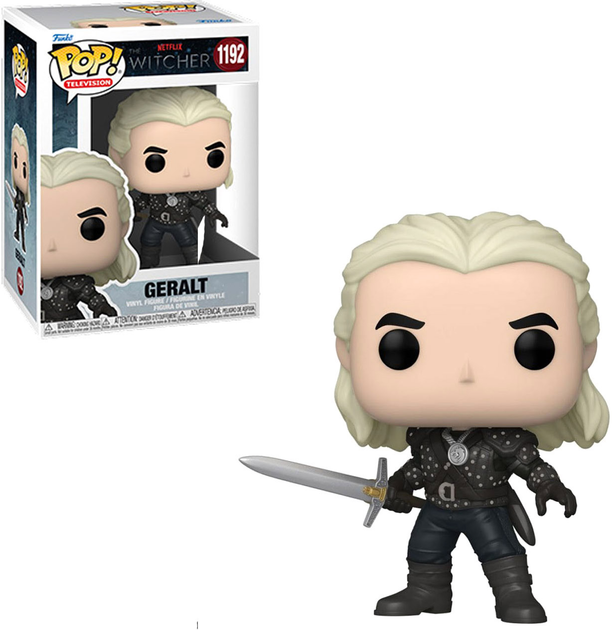 Figurka Funko POP Witcher Geralt 9 cm (0889698578141) - obraz 1