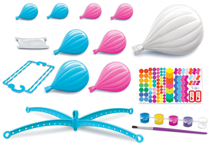 Zestaw kreatywny 4M Create and Decorate Your Hot Air Balloons (4893156047915) - obraz 4