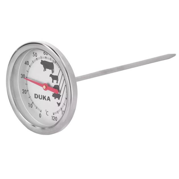 Кухонний термометр Duka Kitchen стальний сріблястий (5904422203559) - зображення 2
