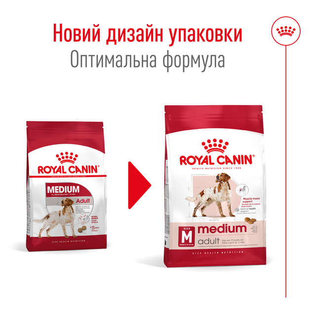 Сухой корм для собак средних пород Royal Canin Medium, 4 кг - изображение 2