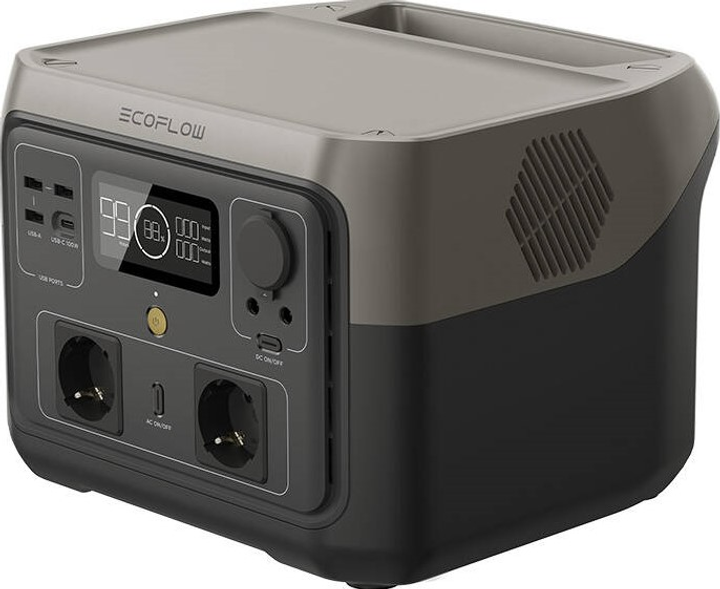 Зарядна станція EcoFlow RIVER 2 Max / 500 Вт / 512 Вт⋅год / LiFePO4 (ZMR610-B-EU) - зображення 3