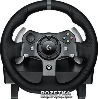 Дротове кермо Logitech G920 Driving Force PC/Xbox One Black (941-000123) - Фото 2 Дротове кермо Logitech G920 Driving Force PC/Xbox One Black (941-000123) - зображення 2