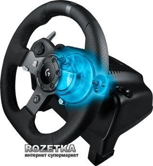 Дротове кермо Logitech G920 Driving Force PC/Xbox One Black (941-000123) - Фото 3 Дротове кермо Logitech G920 Driving Force PC/Xbox One Black (941-000123) - зображення 3