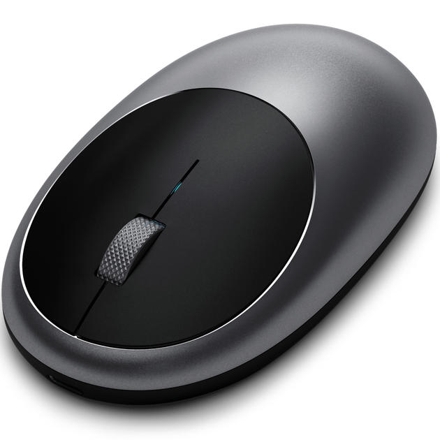 Беспроводная компьютерная мышь Satechi M1 Wireless Space Gray (ST-ABTCMM) мышка для ноутбука - изображение 2