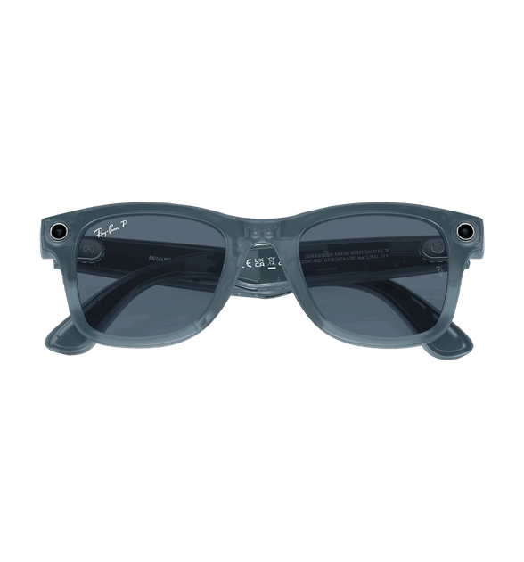 Смарт-очки Ray-Ban Meta Wayfarer Matte Jeans Frame Dusty Blue Lenses (RW4006 67552V 50-22) - изображение 5