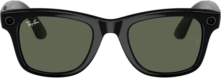 Смарт-очки Ray-Ban Meta Wayfarer Shiny Black Frame Green Lenses (RW4006 601/71 50-22) - Фото 4 Смарт-очки Ray-Ban Meta Wayfarer Shiny Black Frame Green Lenses (RW4006 601/71 50-22) - изображение 4