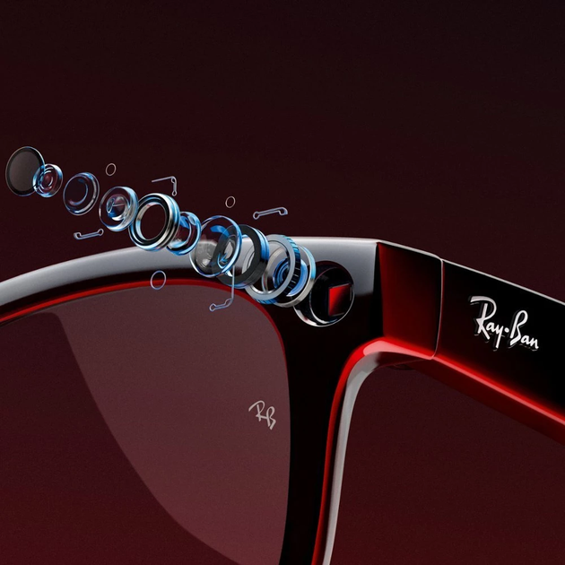 Смарт-очки Ray-Ban Meta Wayfarer Shiny Black Frame Green Lenses (RW4006 601/71 50-22) - Фото 8 Смарт-очки Ray-Ban Meta Wayfarer Shiny Black Frame Green Lenses (RW4006 601/71 50-22) - изображение 8