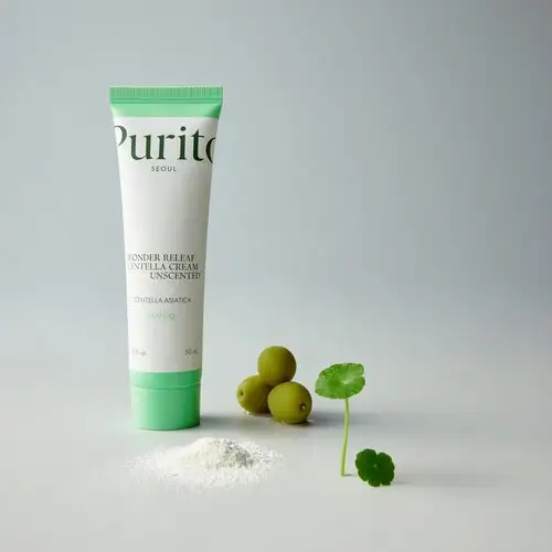 Восстанавливающий крем для чувствительной кожи Purito Seoul Wonder Releaf Centella Cream Unscented 50 мл - Фото 3 Восстанавливающий крем для чувствительной кожи Purito Seoul Wonder Releaf Centella Cream Unscented 50 мл - изображение 3