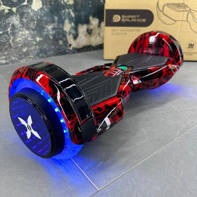 Гироборд SMART BALANCE U8 Infinity 2024 Пламя с Bluetooth колонкой и LED – подсветкой колес - изображение 5