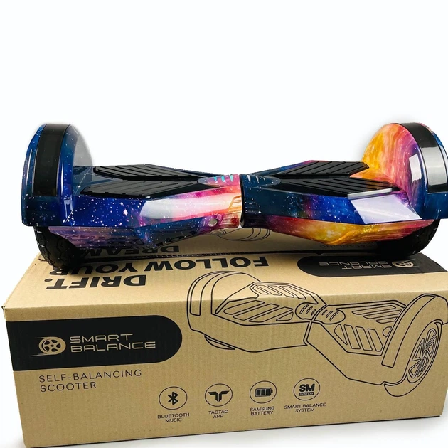 Гироборд SMART BALANCE U8 Pro 2026 Галактика + Bluetooth колонка и подсветка колес - Фото 2 Гироборд SMART BALANCE U8 Pro 2026 Галактика + Bluetooth колонка и подсветка колес - изображение 2