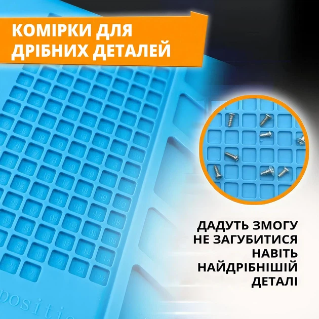 Коврик для пайки магнитный силиконовый термостойкий 45х30 см - изображение 6