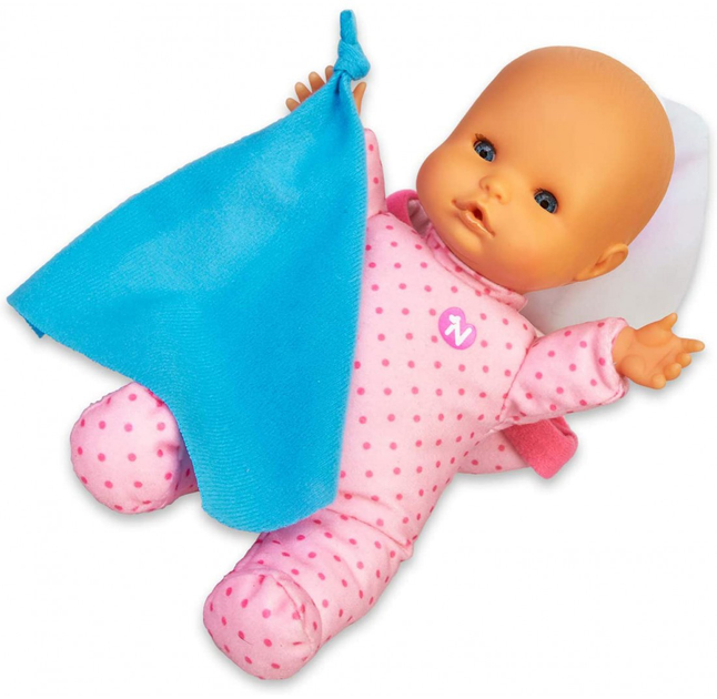 Lalka bobas Nenuco Baby Talks Sleep Time 25 cm (8410779088000) - obraz 2