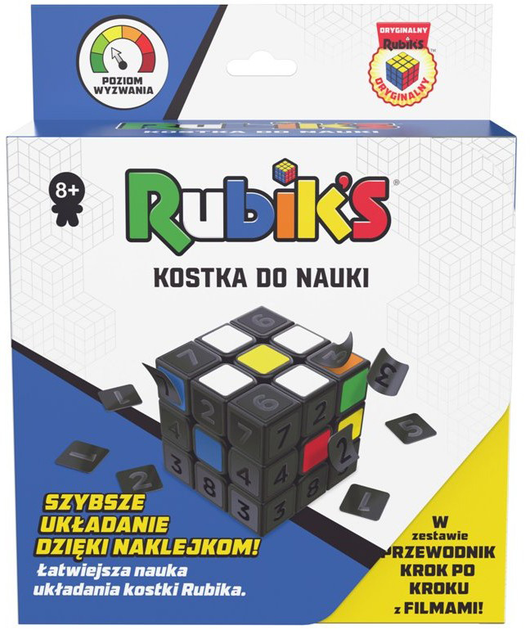 Kostka Rubika Spin Master Rubik's Cube Coach 3 x 3 (0681147017382) - obraz 1