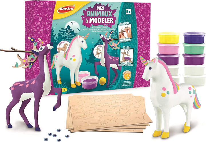 Набір для творчості Joustra Model Your Animals Fairytale Animals Unicorn and Deer (3028760475033) - зображення 2
