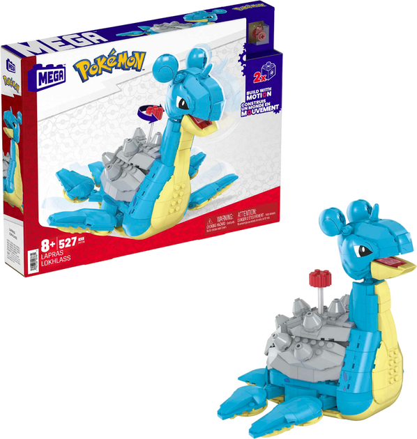 Конструктор Mattel Mega Pokemon Lapras 527 деталей (0194735107872) - зображення 1