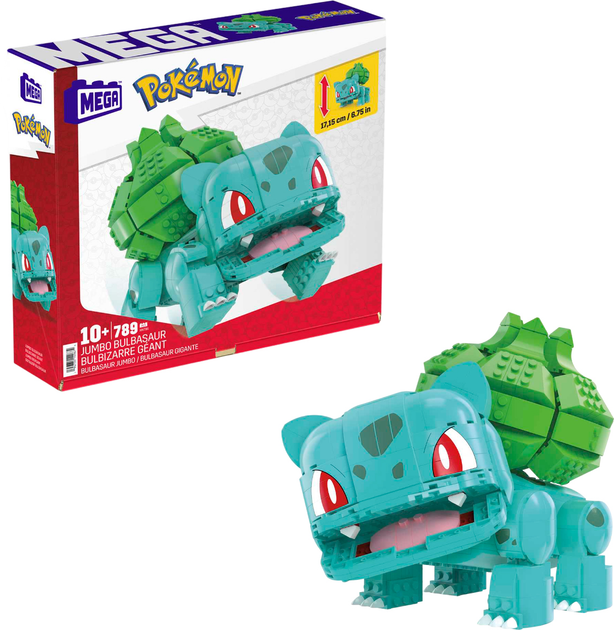 Конструктор Mattel Mega Pokemon Великий Бульбазавр 789 деталей (0194735149674) - зображення 1