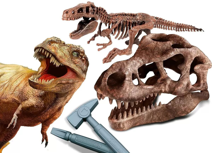 Набір для наукових експериментів Clementoni Science & Play Archaeogaming T-Rex 2 in 1 (8005125193240) - зображення 3