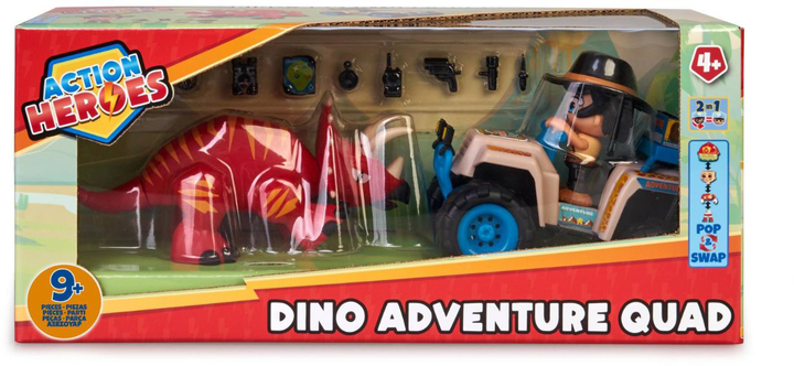 Ігровий набір Famosa Action Heroes Dino Adventure Quad (8410779106995) - зображення 1