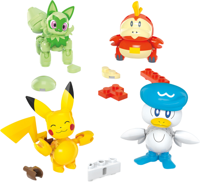 Klocki konstrukcyjne Mega Pokemon Towarzysze z Paldei 79 elementów (0194735170517) - obraz 3