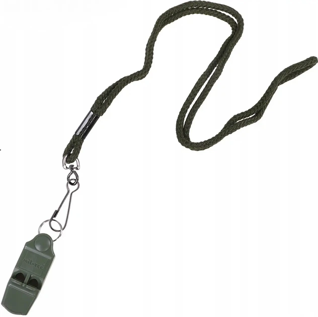 Свисток рятувальний Sturm Mil-Tec No Ball Whistle Olive (16328100) - Фото 2 Свисток рятувальний Sturm Mil-Tec No Ball Whistle Olive (16328100) - зображення 2