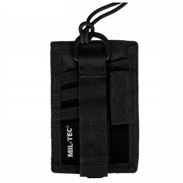 Чохол для ID-бейджа Sturm Mil-Tec ID Card Case Black 13,5x9x0,5 cm (15847102) - изображение 2