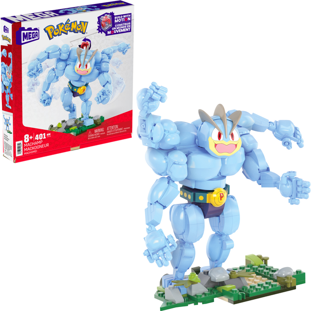 Конструктор Mattel Mega Pokemon Machamp 401 деталь (0194735190829) - зображення 1