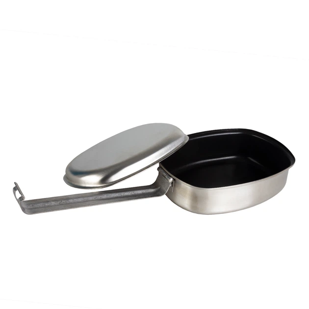 Набір посуду армійської Франції Sturm Mil-Tec French Stainless Mess Kit Steel (14666000) - зображення 6