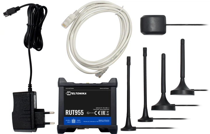 Маршрутизатор Teltonika RUT955 2G/3G/4G Router Dual-SIM Wi-Fi (RUT955) - зображення 8