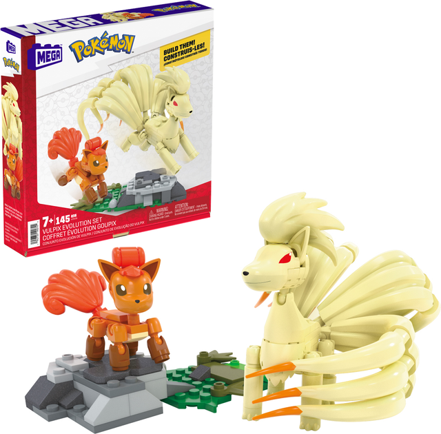 Конструктор Mattel Mega Evolution of Vulpix 145 деталей (0194735190744) - зображення 1