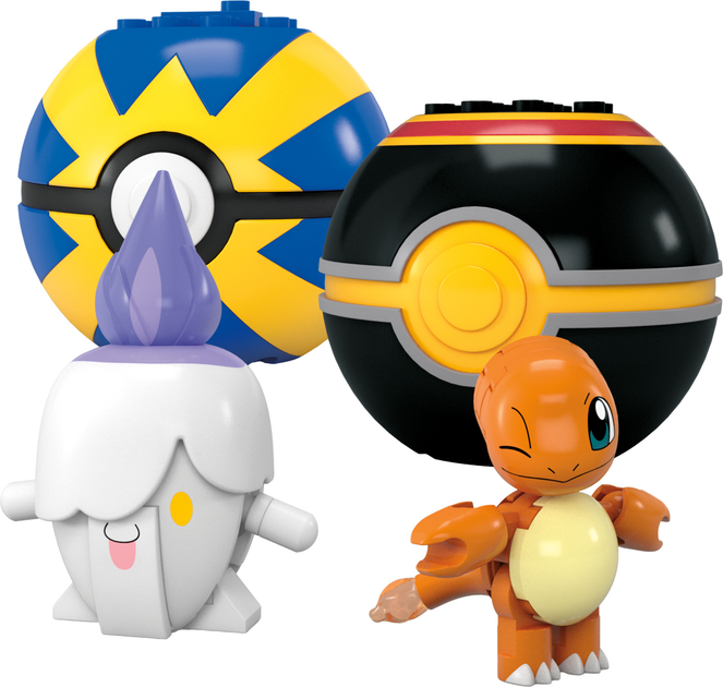 Klocki konstrukcyjne Mega Pokemon Fire-type Team 105 elementów (0194735191123) - obraz 4