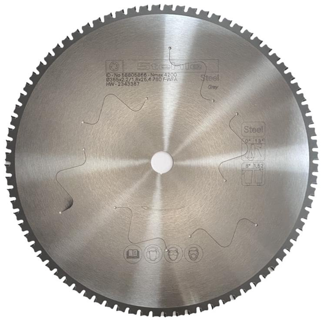 Пильный диск Stehle Steel HW для ручных машин по черному металлу 355x2 ...