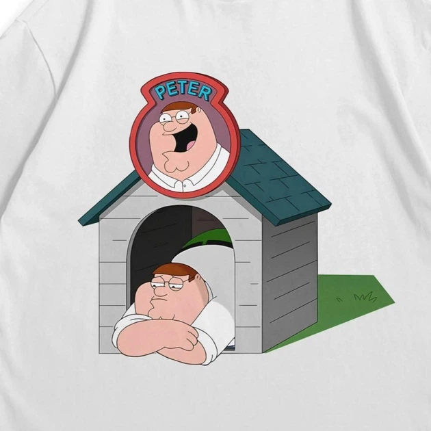 Футболка с принтом Гриффины Family Guy Peter 3XL Белый Ф Мульт009-Б 3XL - изображение 2