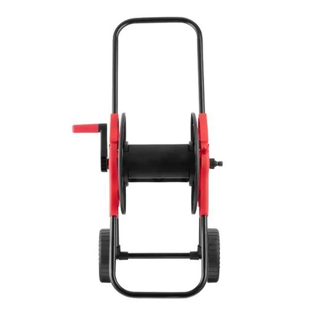 Катушка для шланга на колесах INTERTOOL GE-3003 1/2" 45 м тележка барабан бобина бухта для намотки поливочного садового шланга + перчатки в подарок - зображення 9