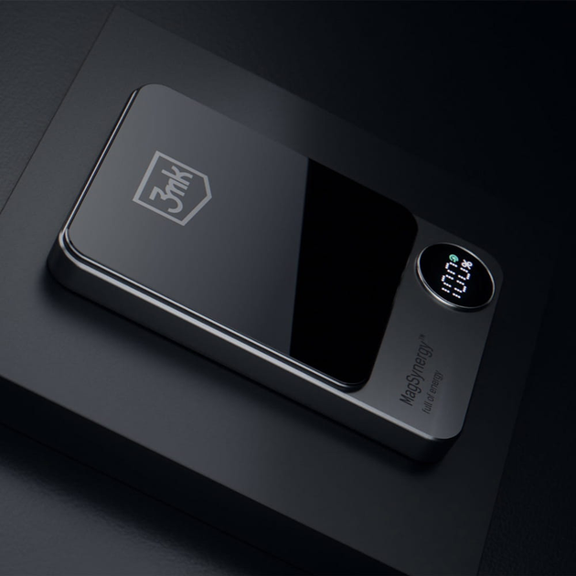 УМБ 3MK MagSynergy 10000 mAh USB-C/Lightning Black (5903108497381) - зображення 9
