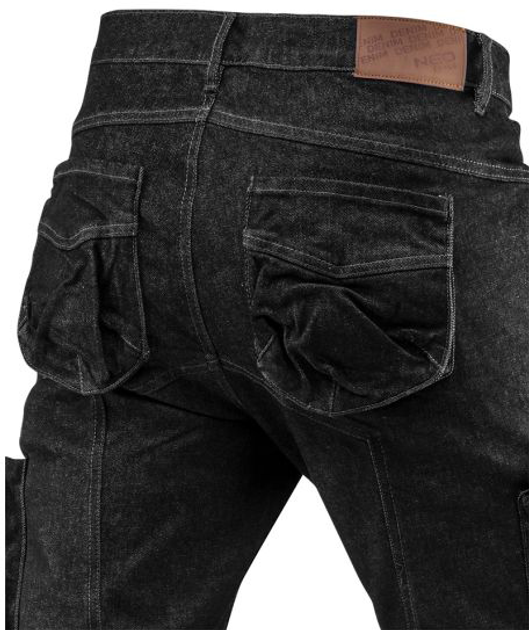 Штани робочі NEO Tools Denim 81-233 L Чорні (5907558467734) - зображення 2