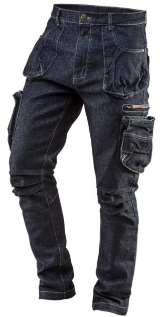 Штани робочі NEO Tools Denim 81-229 81-229 3XL Сині (5907558439557) - зображення 1