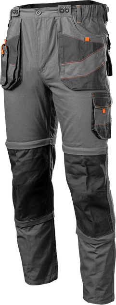 Напівкомбінезон робочий NEO Tools Cotton Slim 81-321 2XL Сірий (5907558453102) - зображення 2