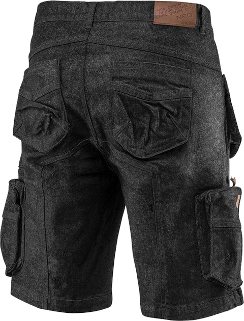 Krotkie spodenki robocze NEO Tools Denim 81-273 L Czarne (5907558467802) - obraz 2