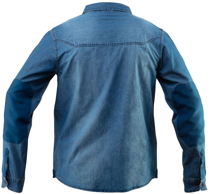 Koszula robocza NEO Tools Denim 81-549 2XL Niebieska (5907558439663) - obraz 2