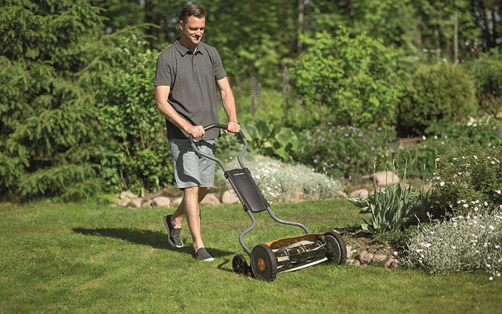 Роторна газонокосарка Fiskars StaySharp Plus (6411501138729) - зображення 4