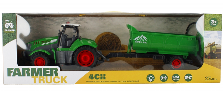 Traktor zdalnie sterowany Mega Creative Sandy Soil Zielony (5904335898323) - obraz 1