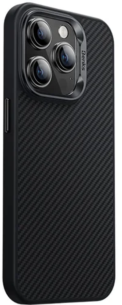 Акція на Панель Benks MagClap ArmorPro Case для Apple iPhone 15 Pro Black від Rozetka